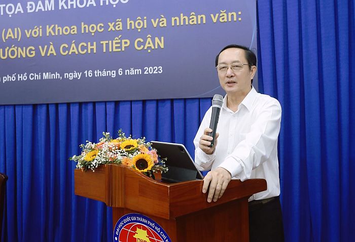 Tọa đàm "Trí tuệ nhân tạo với khoa học xã hội và nhân văn: Xu hướng và cách tiếp cận"