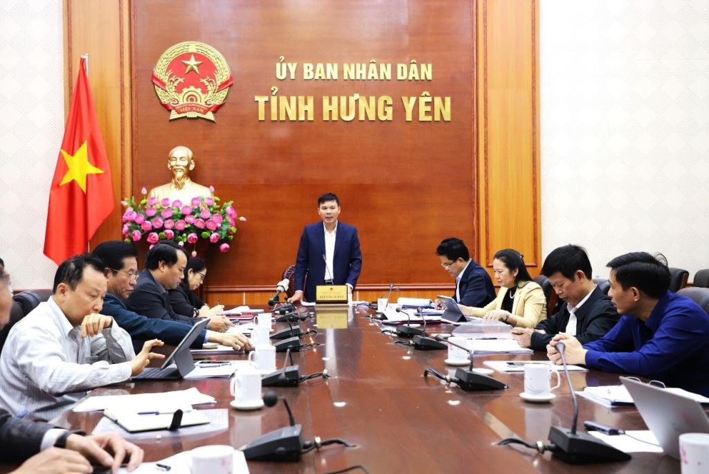 Ban Chỉ đạo sắp xếp đơn vị hành chính trên địa bàn tỉnh Hưng Yên giai đoạn 2023 - 2025 họp triển khai nhiệm vụ 