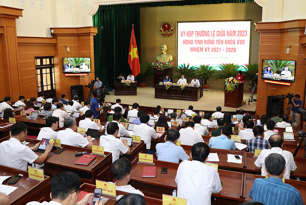 Khai mạc Kỳ họp thường lệ giữa năm 2023 của HĐND tỉnh khóa XVII, nhiệm kỳ 2021 – 2026