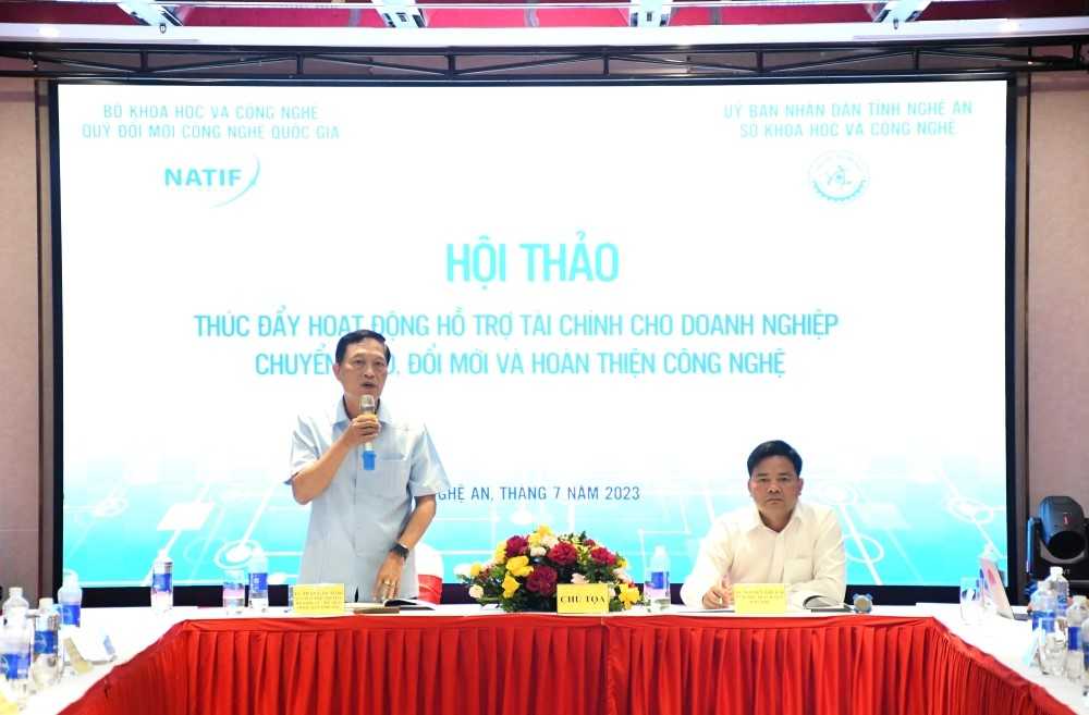 Thúc đẩy hoạt động hỗ trợ tài chính cho doanh nghiệp chuyển giao, đổi mới và hoàn thiện công nghệ