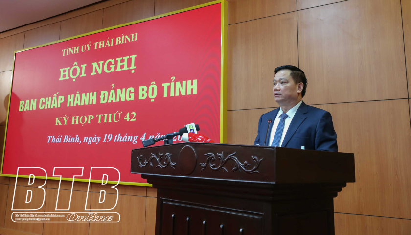 Ban Chấp hành Đảng bộ tỉnh thống nhất cao với nội dung Đề án hợp nhất tỉnh Hưng Yên và tỉnh Thái Bình, Đề án sắp xếp đơn vị hành chính cấp xã với số phiếu tuyệt đối 100%