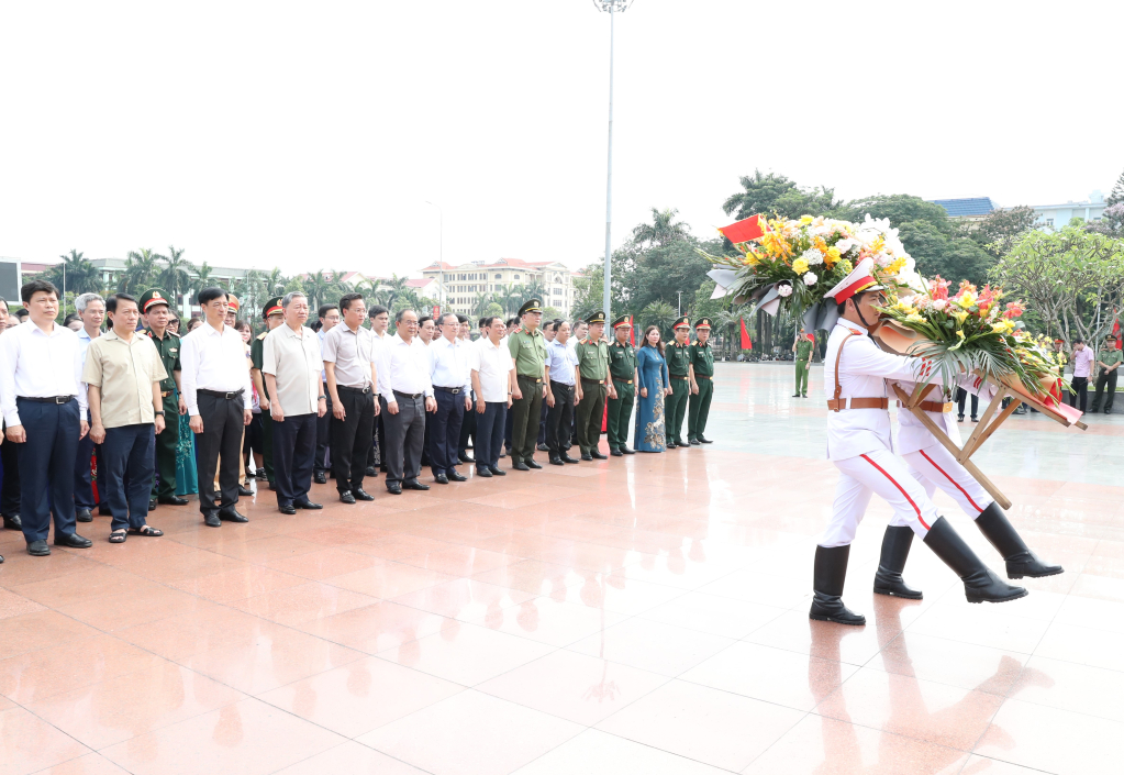 Chủ tịch nước Tô Lâm thăm và làm việc tại tỉnh Hưng Yên