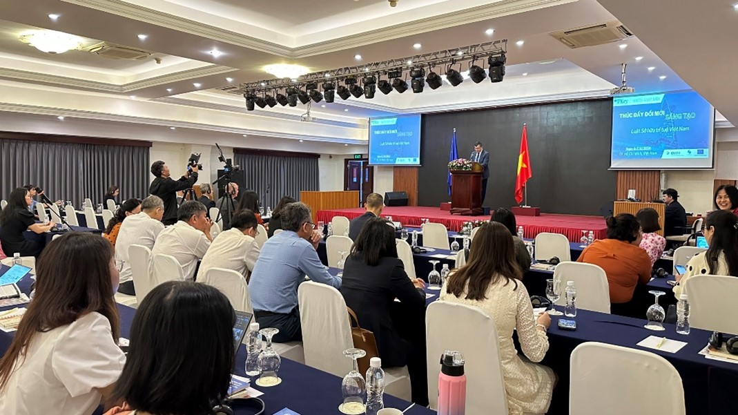 Hội thảo giới thiệu “Những điểm mới của pháp luật sở hữu trí tuệ Việt Nam - thúc đẩy đổi mới sáng tạo”