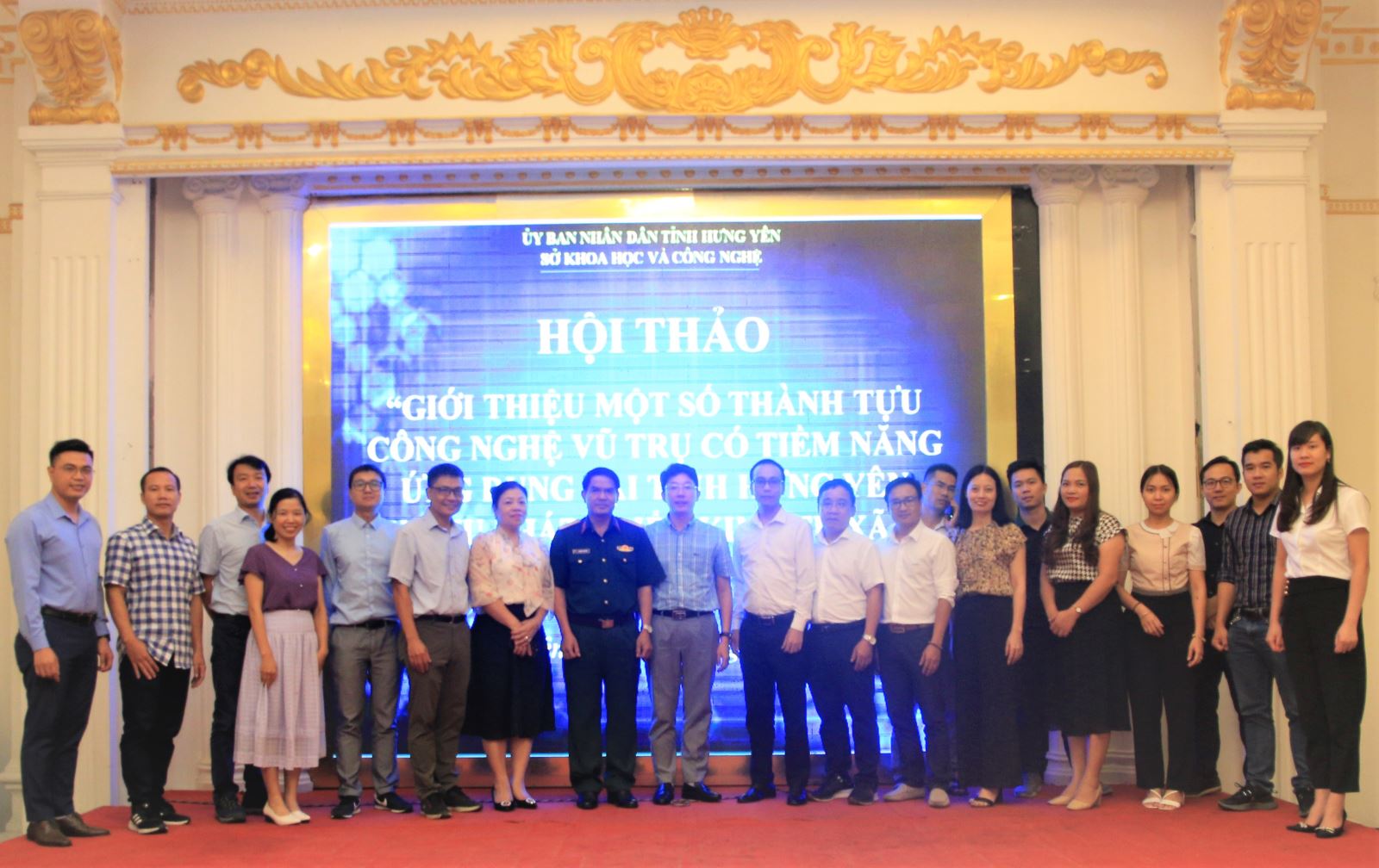 Hội thảo khoa học “Giới thiệu một số thành tựu công nghệ vũ trụ có tiềm năng ứng dụng tại tỉnh Hưng Yên phục vụ phát triển kinh tế - xã hội, bảo vệ môi trường”