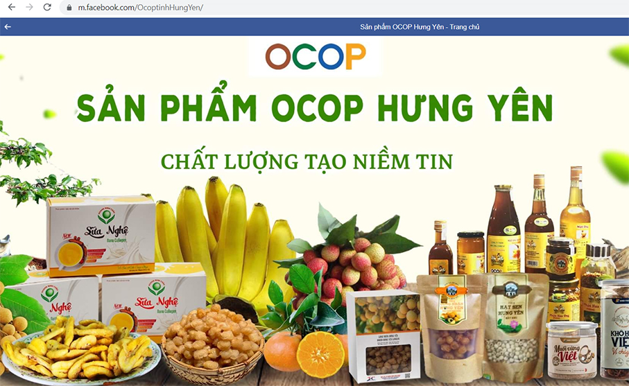 Đăng ký xây dựng điểm giới thiệu và  bán sản phẩm OCOP năm 2023